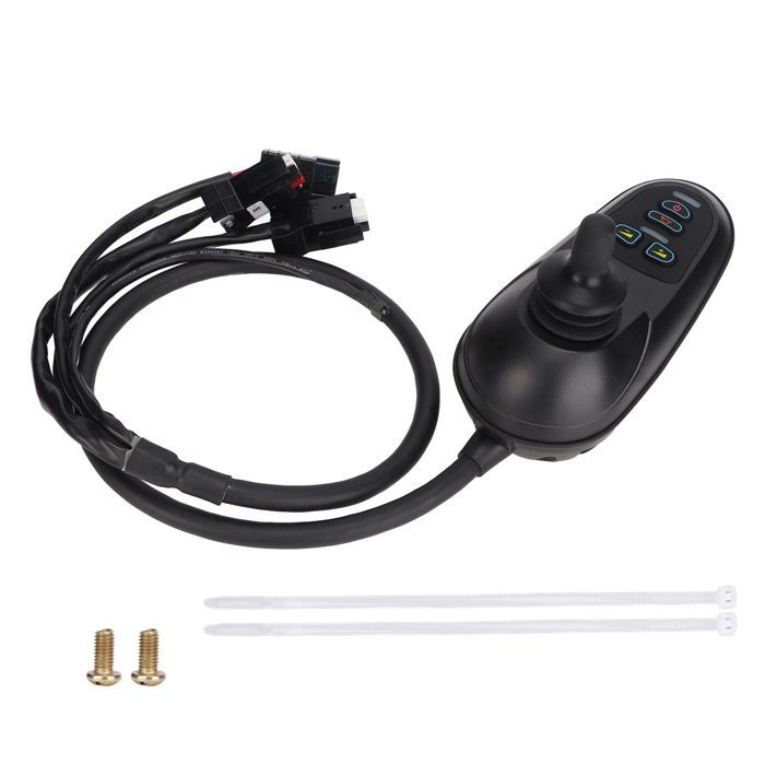 Joystick para silla de ruedas con interfaz USB, controlador inteligente IPX5, accesorio universal para sillas de ruedas, 24 V CC.