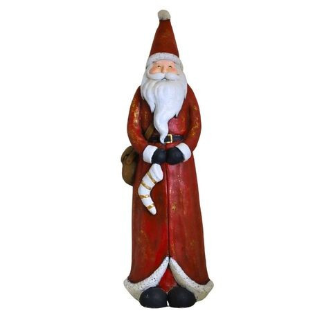 Figurka - Mikołaj ceramiczny ze skarpetą 72x23 cm
