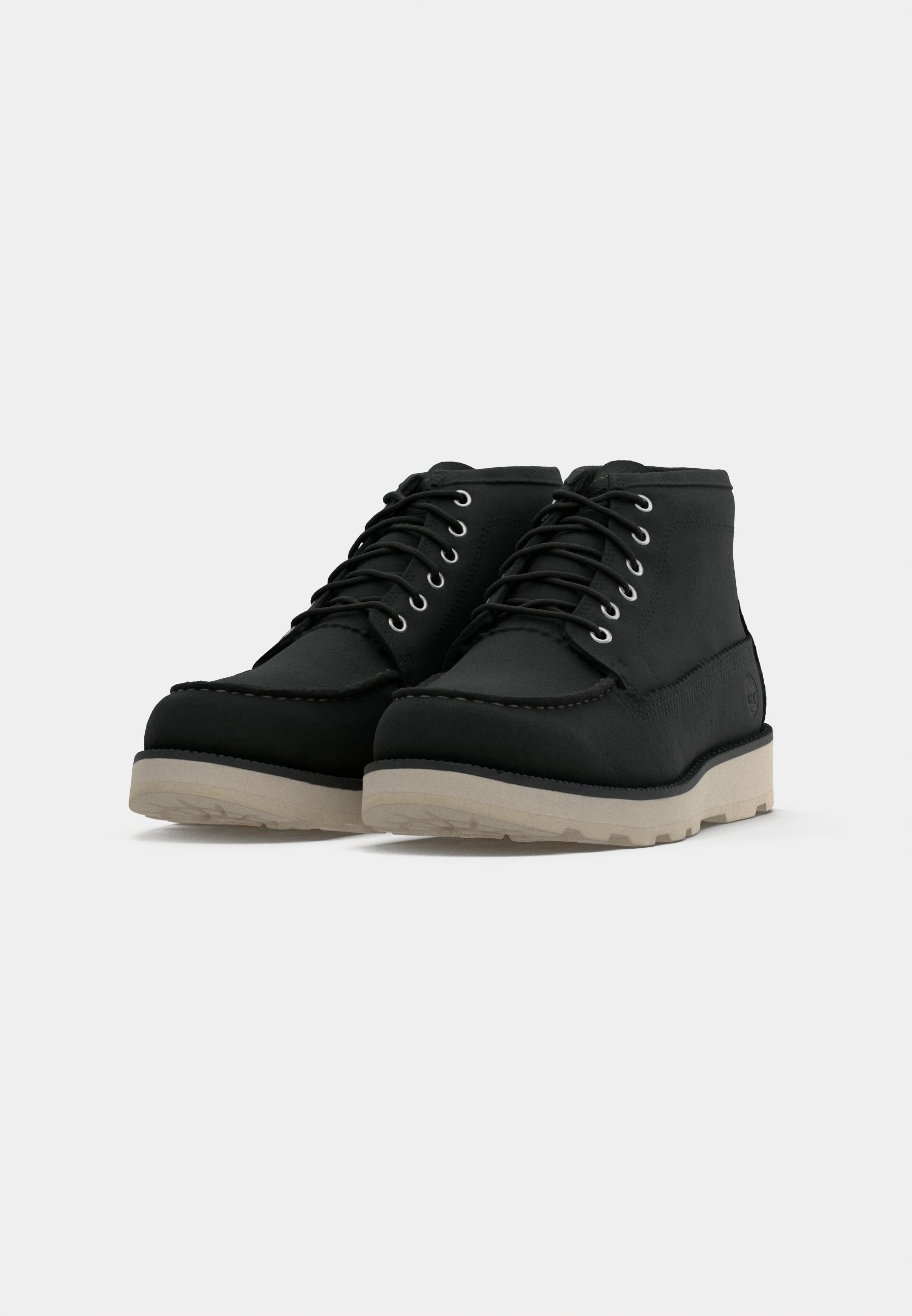 Timberland BRITTON MILLS - Enkellaarsjes met vetersluiting - zwart suède