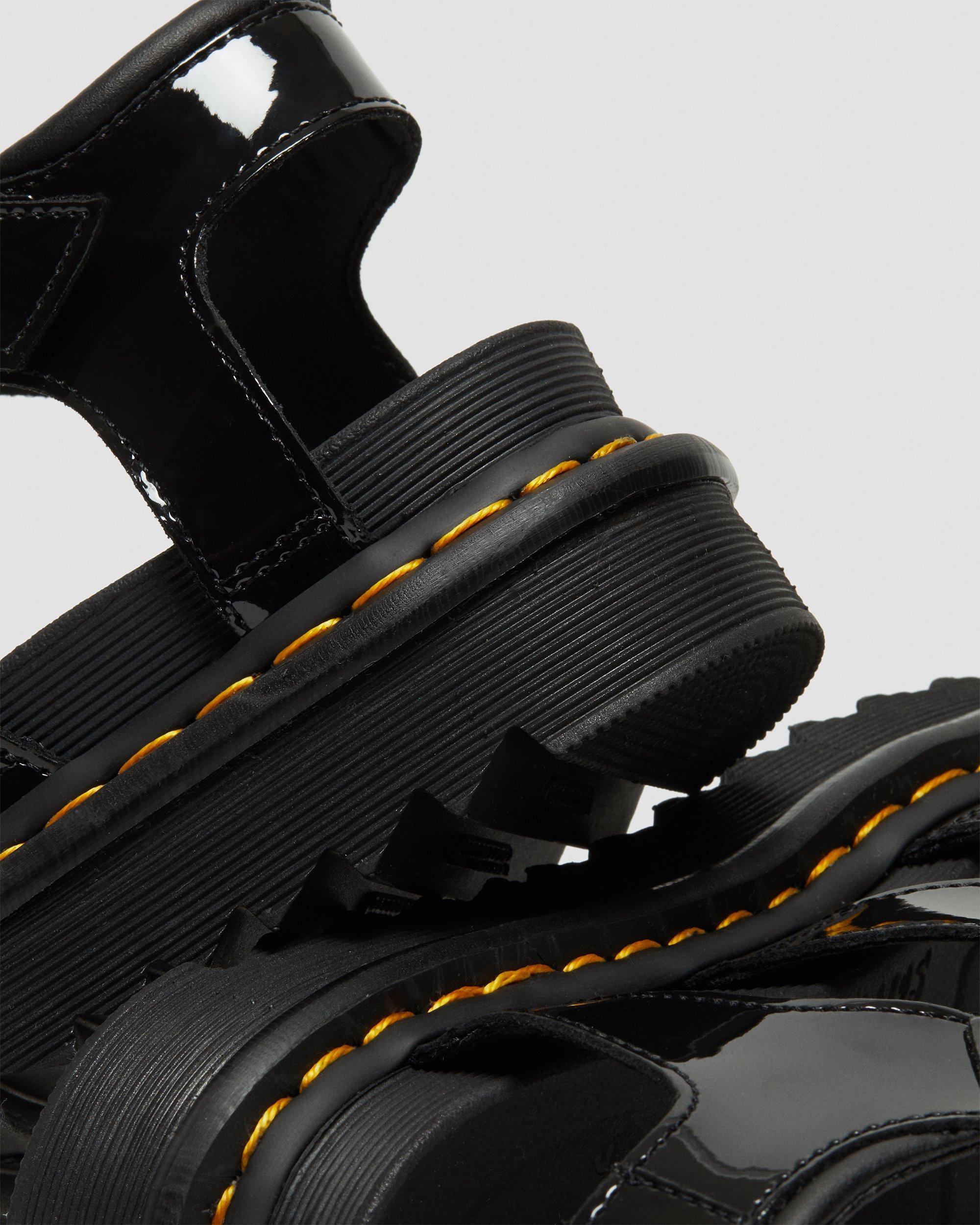 Blaire Lackleder Gladiator Sandalen