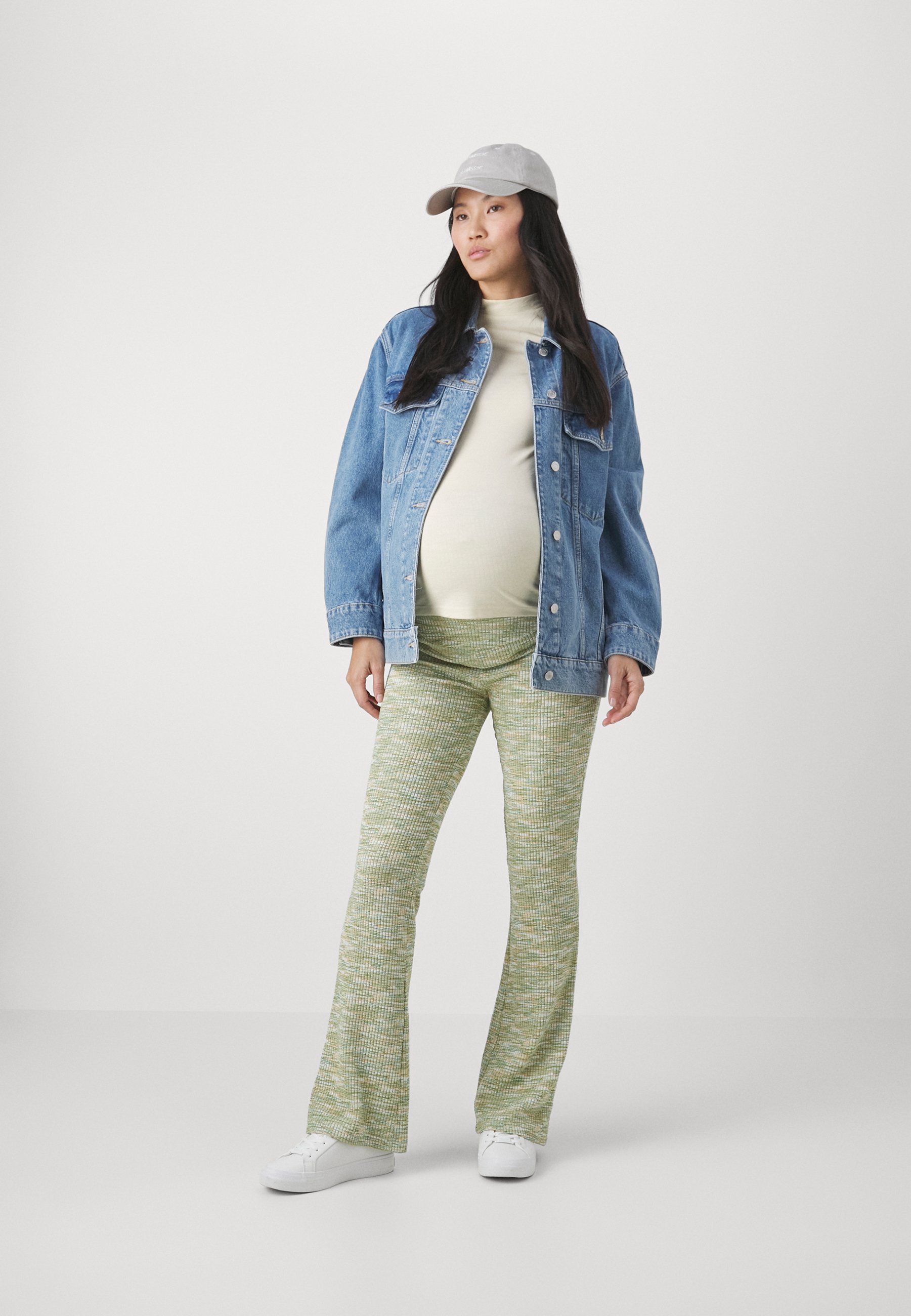 Conjunto Anna Field MAMA com 2 camisetas básicas - preto/bege