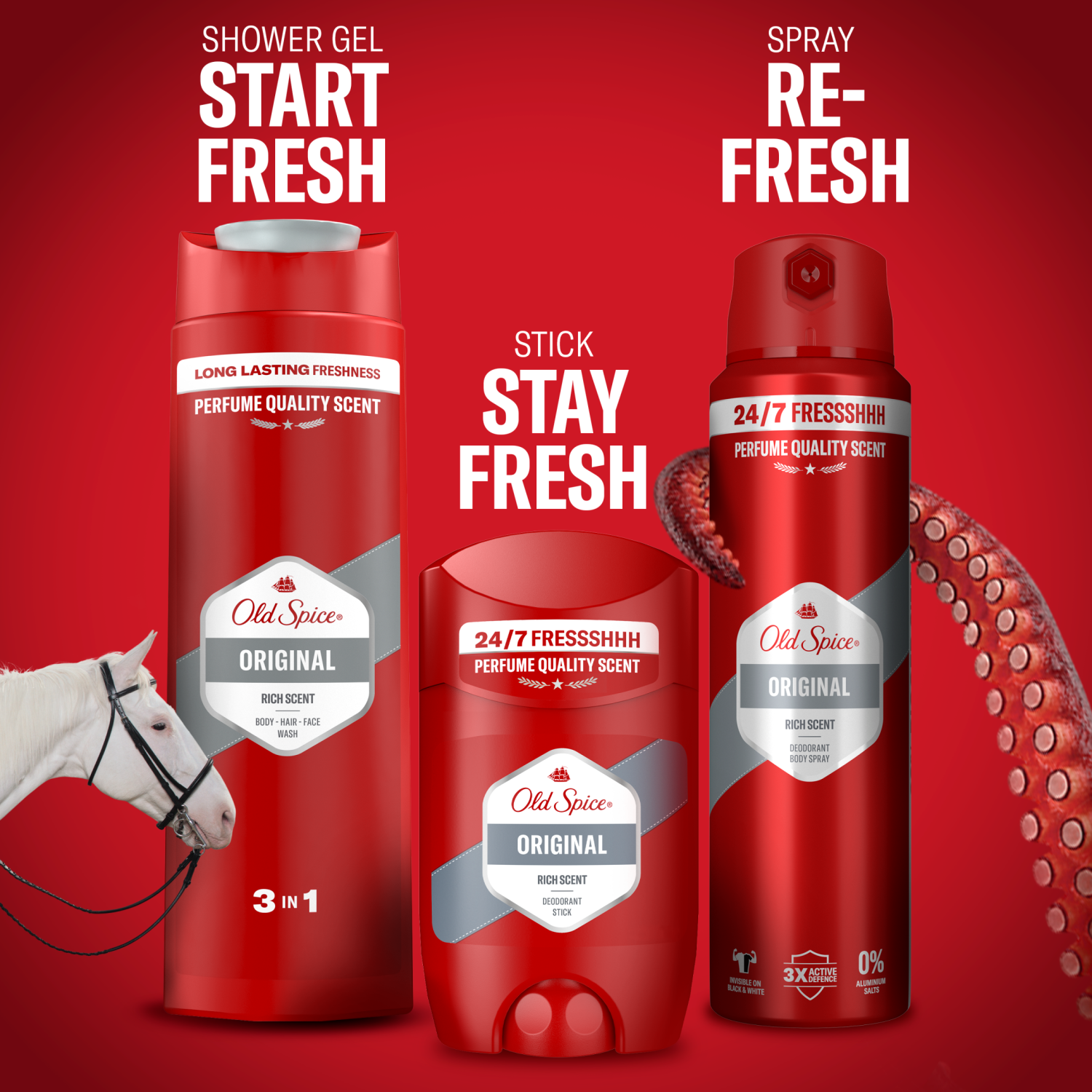 Old Spice muški antiperspirant sprej 150ml original