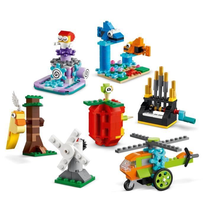 LEGO® Classic 11019 Steine und Funktionen, Bauspielzeug für Kinder