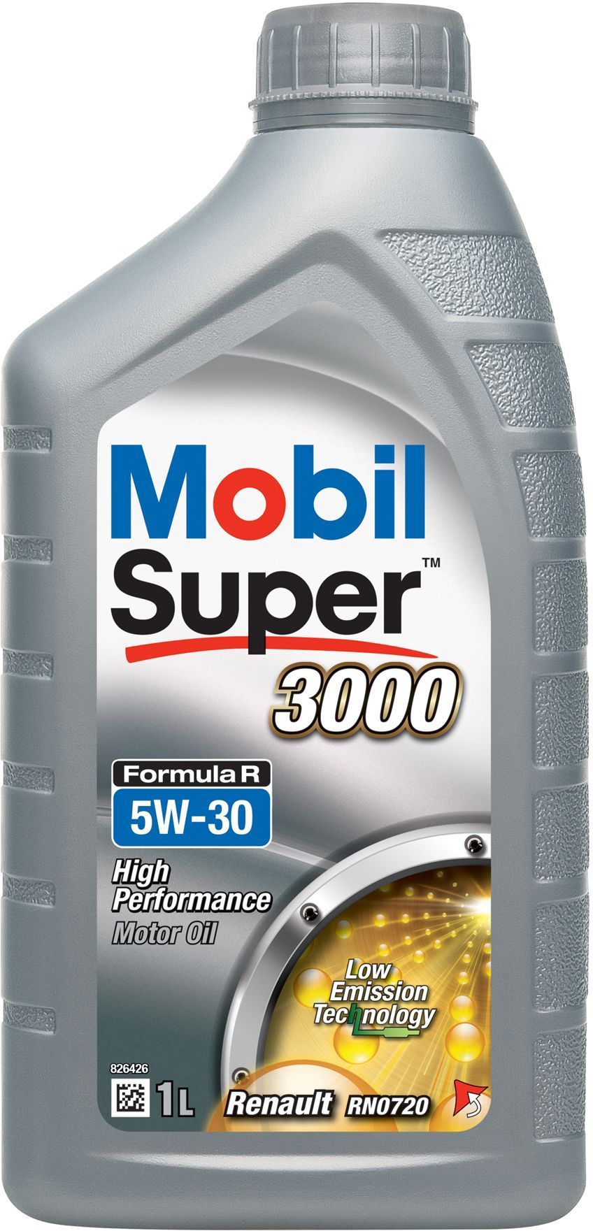 Aceite sintético para motor 5W-30 - MOBIL - Super 3000 - Formula-R - Lata de 1L - Alto rendimiento anticontaminación