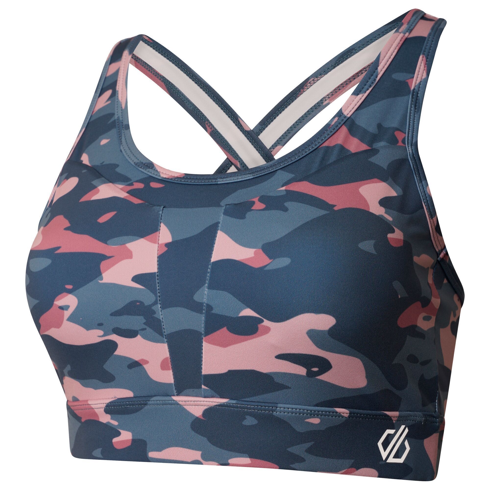 Der Laura Whitmore Edit Mantra Camouflage Dare 2b Sport-BH