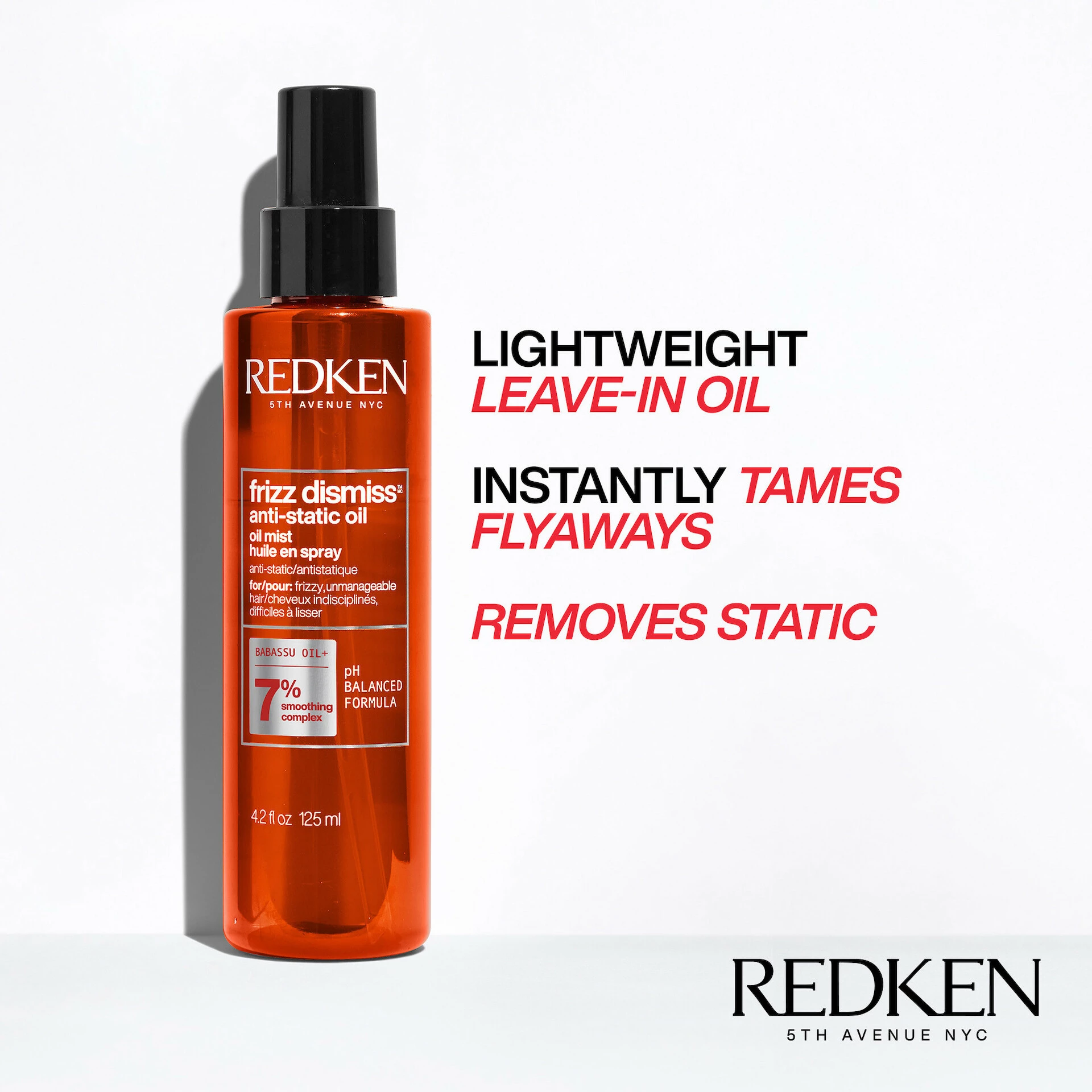 Ser cu ulei Frizz Dismiss Instant Deflate 125 ml - Redken