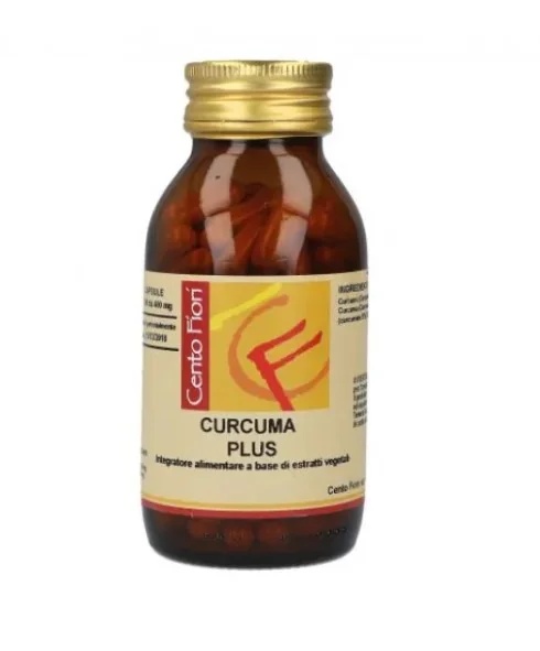 CENTO FIORI Curcuma Plus 100 plantaardige capsules