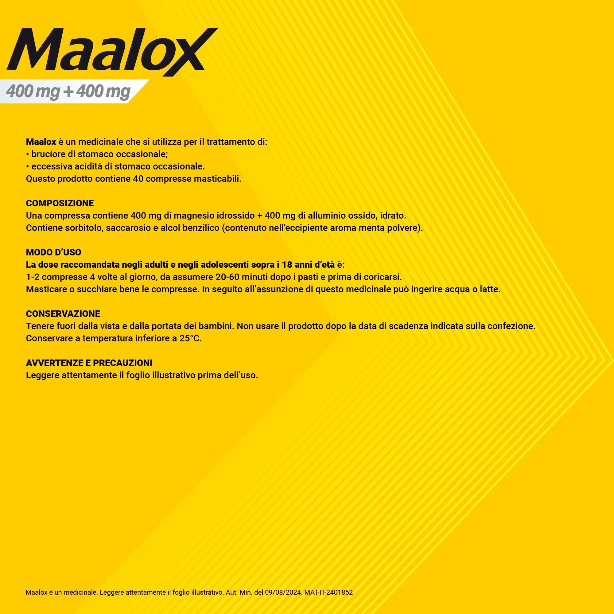 Comprimés MAALOX Maalox 40 comprimés antiacides à croquer