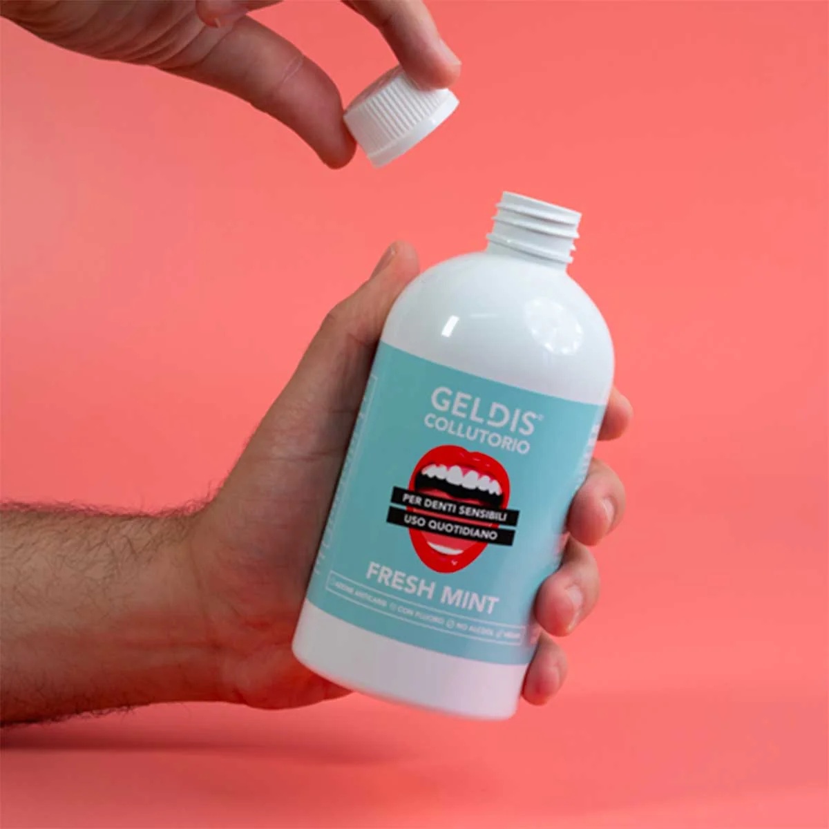 Geldis Enjuague bucal de menta fresca