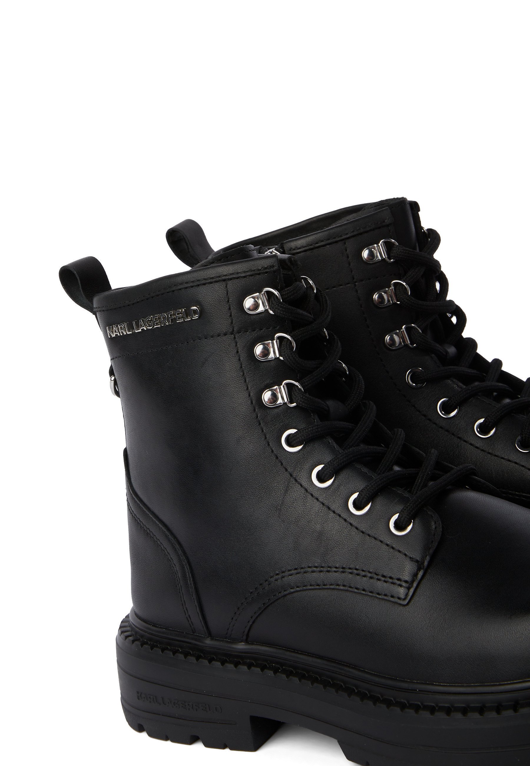 KARL LAGERFELD MILES MID - Bottines à lacets - noires