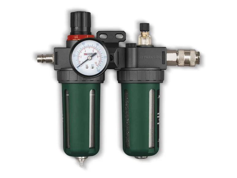 Carretel de mangueira pneumática PARKSIDE® PDST 10 B3 / Unidade de manutenção pneumática 3 em 1, PDWE 8 B2