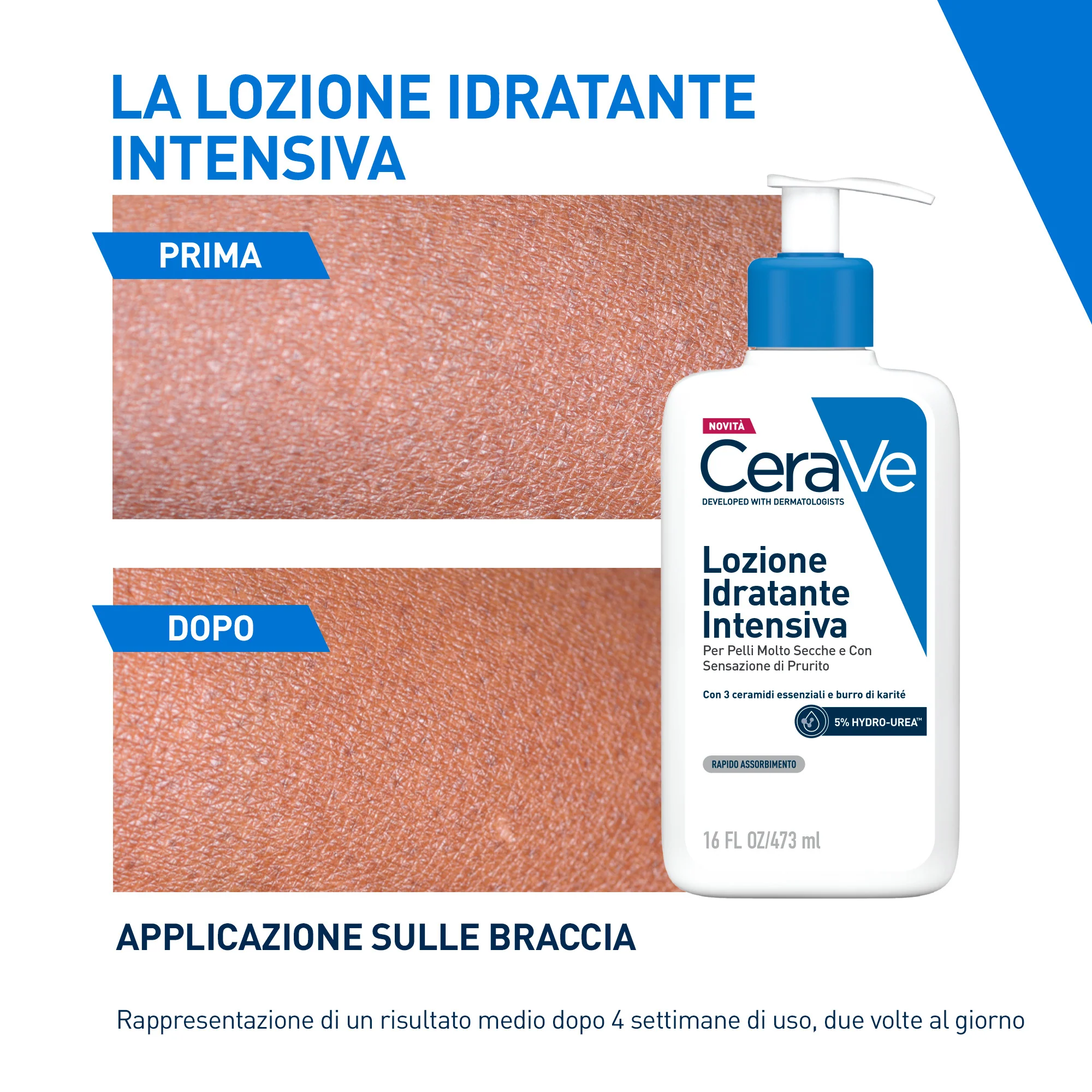 Idratanti Lozione Idratante Intensiva per Pelle Secca e Molto Secca - Crema Corpo, Tratt.viso 24 ore idratante