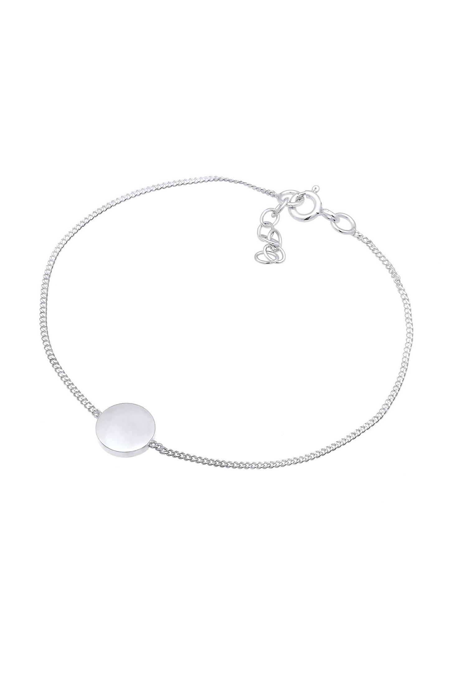 Elli Femmes plaquettes pendentif Basic Geo en argent sterling 925 plaqué or