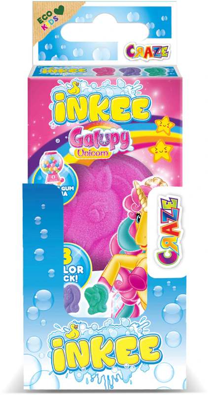 Craze INKEE Koupelové bomby Galupy Jednorožec