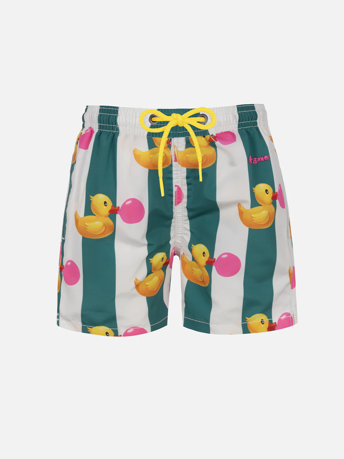 Costume da bagno Jean da bambino lunghezza media con stampa Big Babol