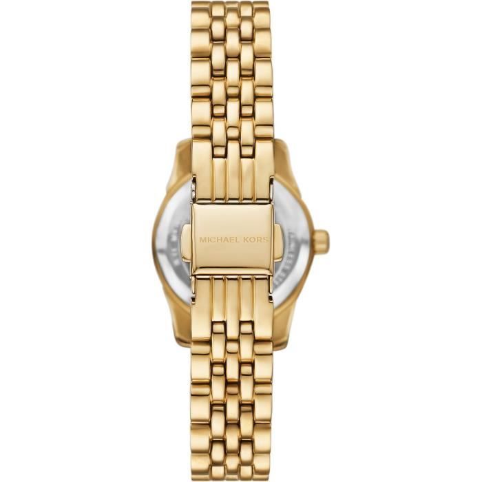 Montre Femme - Michael Kors - MK4842 - Acier Inoxydable Doré - Cadran Vert - Étanche 5 ATM