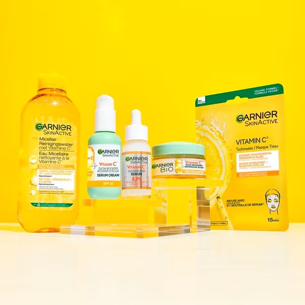 Garnier SkinActive серумске маске са витамином C<br>28 г