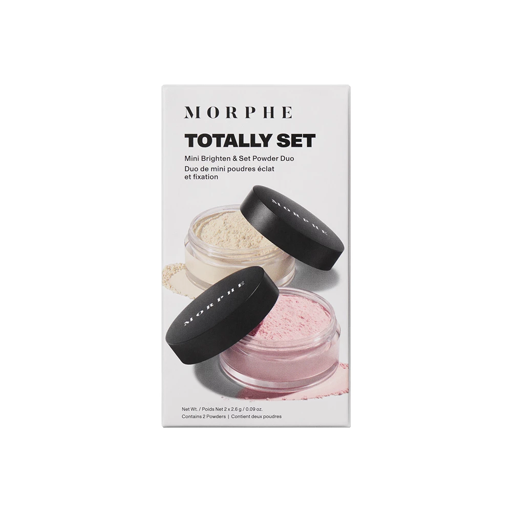 Totally Set Mini posvjetljujući i fiksirajući duo puder - Morphe