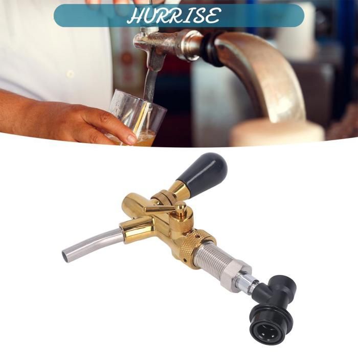 Sonew Robinet de bière G5/8 Beer Faucet Brass Stainless Steel Beer Faucet Adjustable Beer Tap With articles cuisine