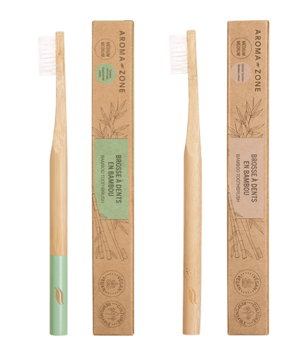 Brosse à dents médium en bambou Neutre