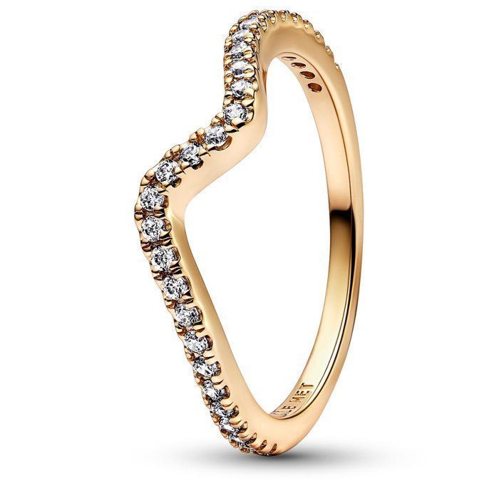 Anillo para mujer - PANDORA - 162539C01 - Chapado en oro - Circonita cúbica - Talla 56 (Ø17,8 mm)