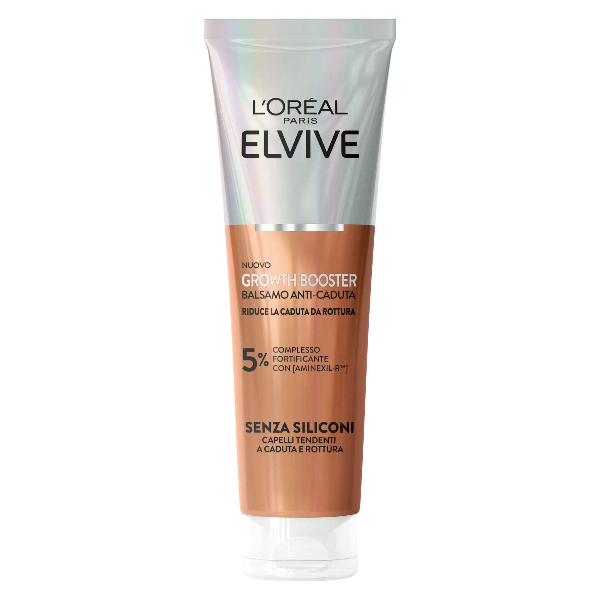 Elvive Growth Booster Balsamo - Balsamo Ridensificante Capelli, Balsamo Rinforzante Capelli, Trattamento Anticaduta Capelli