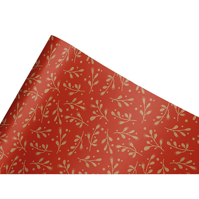 Carta da regalo natalizia per la casa, 4 x 70 cm, carta kraft
