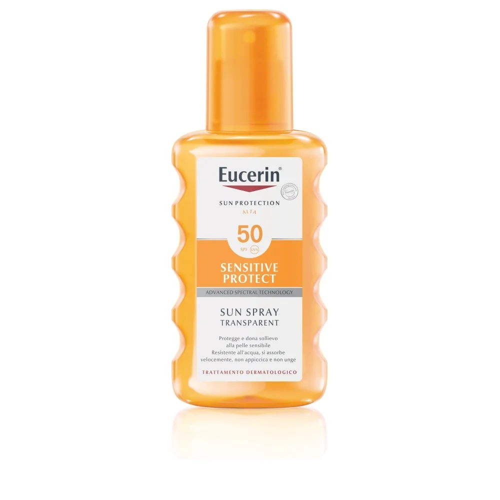 EUCERIN Spray solar transparente FPS 50 200 ml alta protección solar