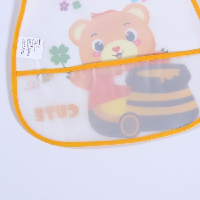 Set di 5 bavaglini per neonati - DIAVOLINO - Bavaglini impermeabili con disegni animati - Regalo per baby shower