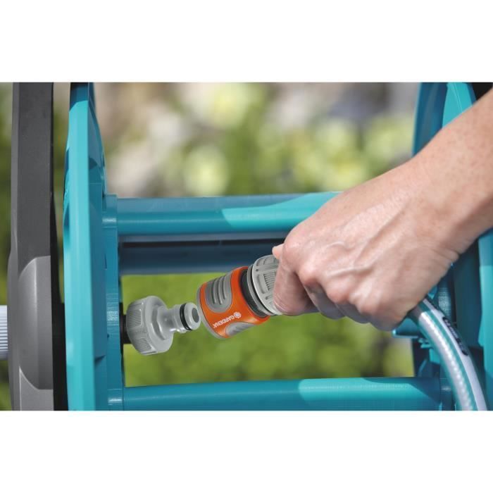 GARDENA Classic 50 Portable Hose Reel - Compact Design - Drip-Free - 5-Year Warranty