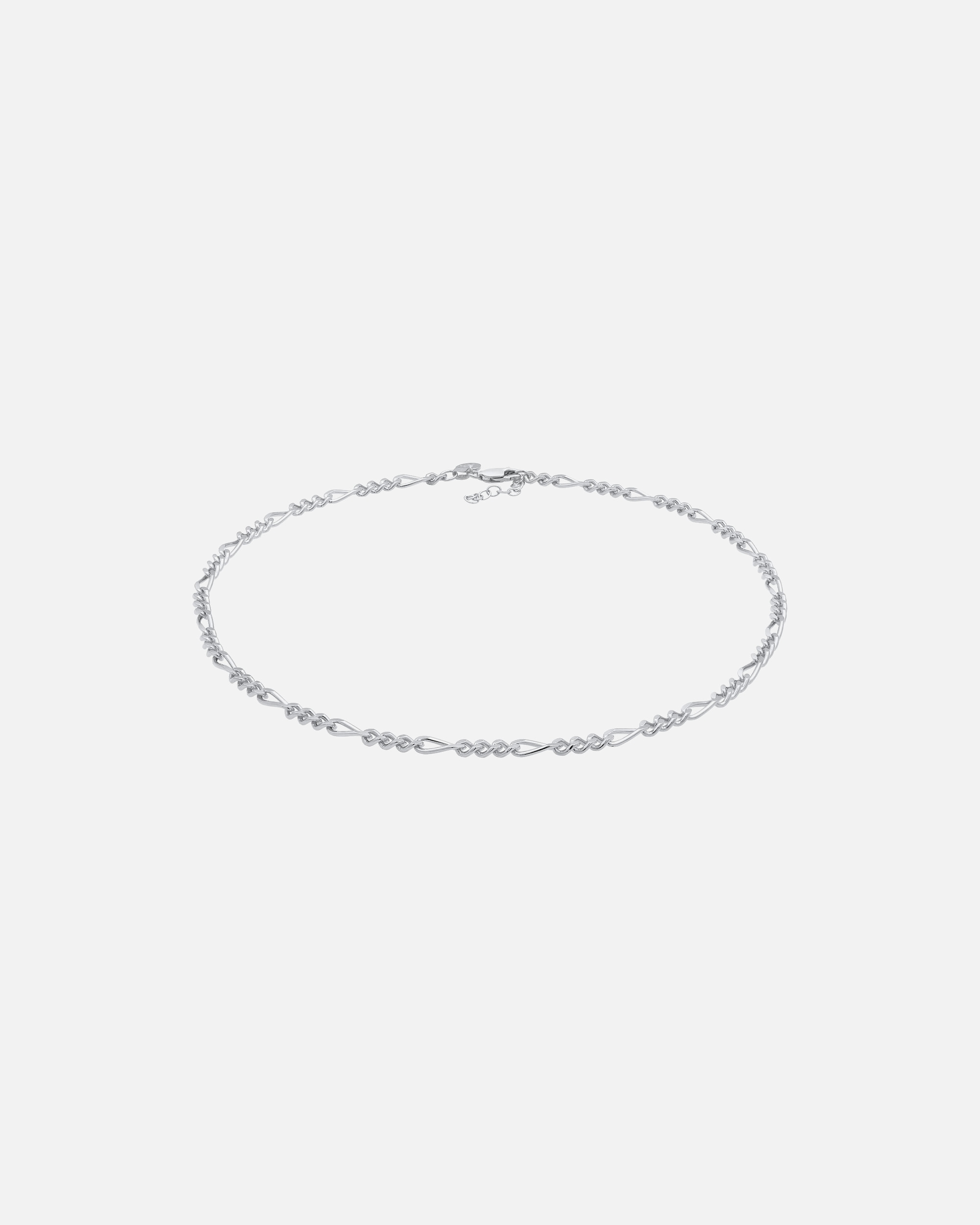 Elli PREMIUM Femme Choker Figaro Strong Basic Blogger en argent sterling 925
