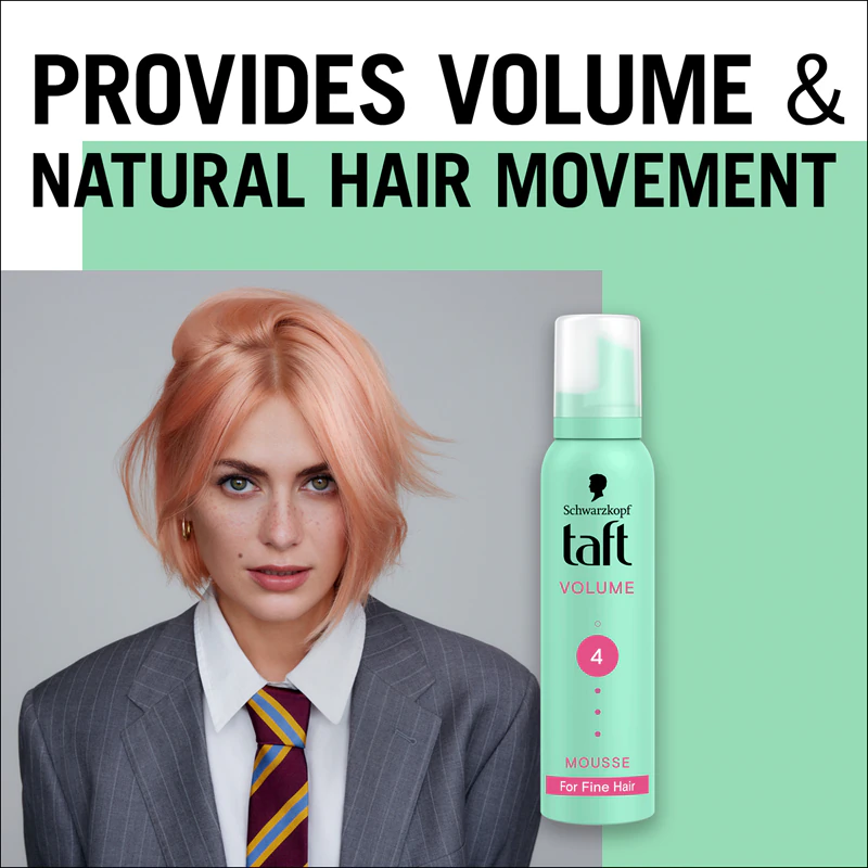 Mousse capilar Schwarzkopf Taft Volume para dar volume