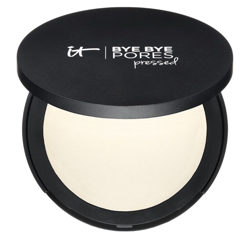 „Bye Bye Pores“ presuota poras mažinanti kompaktinė pudra Prabangios kompaktinės ir birios pudros