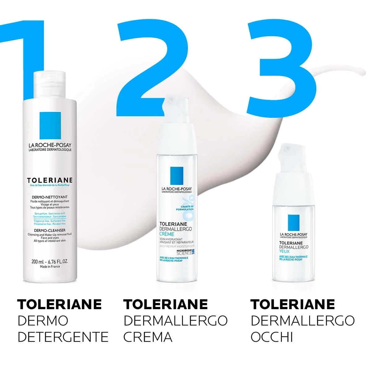 LA ROCHE POSAY La Roche Posay Toleriane Dermo Cleanser 400 ml Milde gezichtsreiniger voor make-upverwijdering, geschikt voor de gevoelige huid