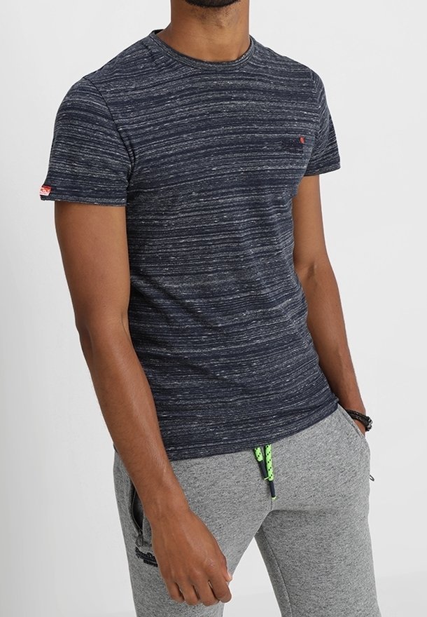T-shirt imprimé Superdry & Co - bleu foncé chiné
