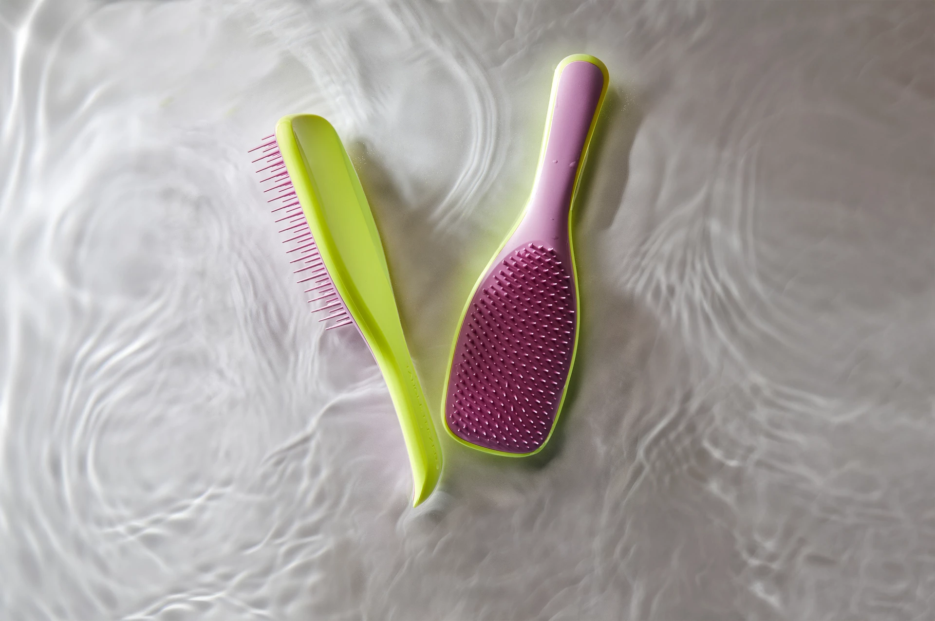 Descurcă-părul suprem, galben/boboc de trandafir - Tangle Teezer