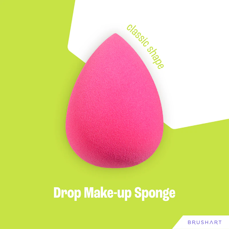Esponja de maquiagem BrushArt Drop, esponja de maquiagem em formato de gota