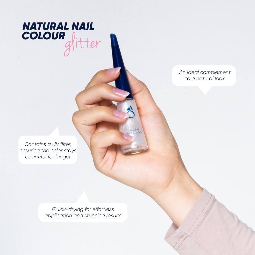 Herome Cosmetics Durcisseur doux glitter pour ongles