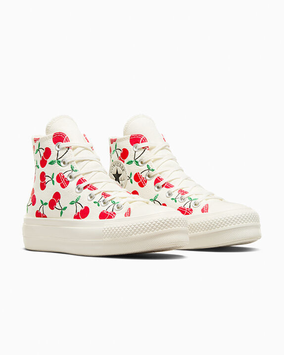 Chuck Taylor All Star Lift Platform Cherries