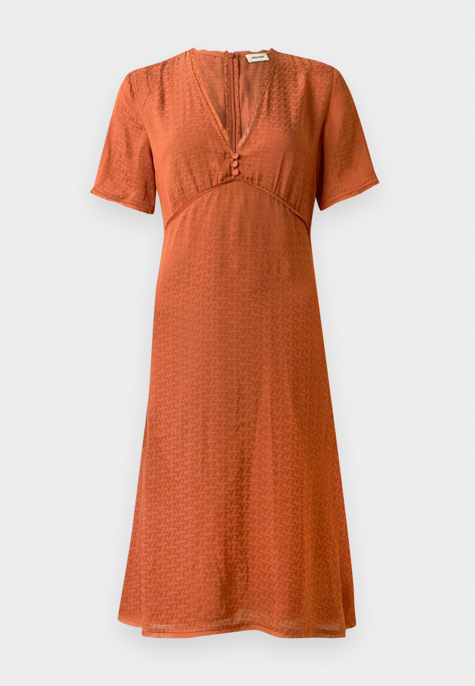Zadig & Voltaire RHODRAL - Denné šaty - sienna