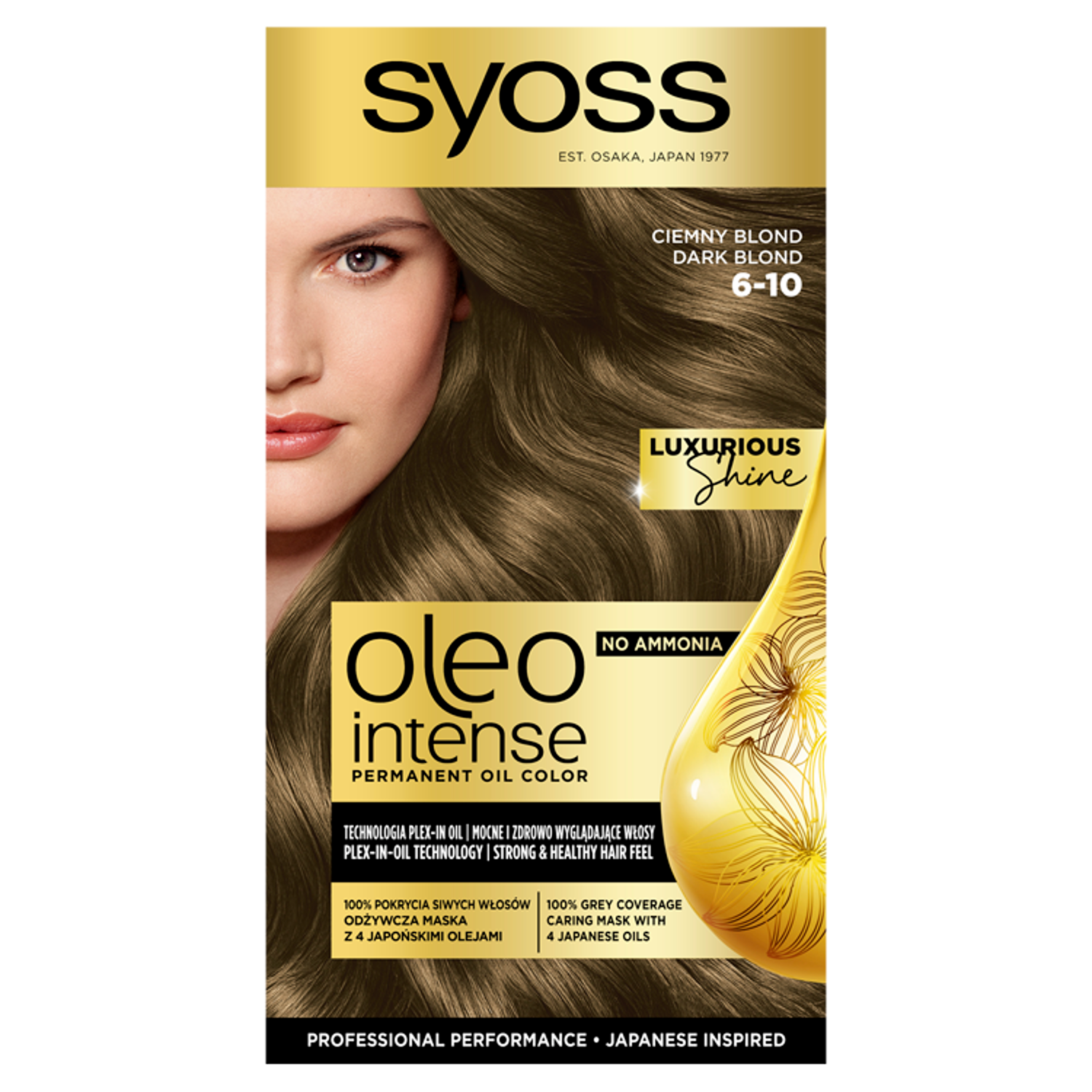 Syoss matu krāsa 7-10 dabīgi blonda Oleo Intense
