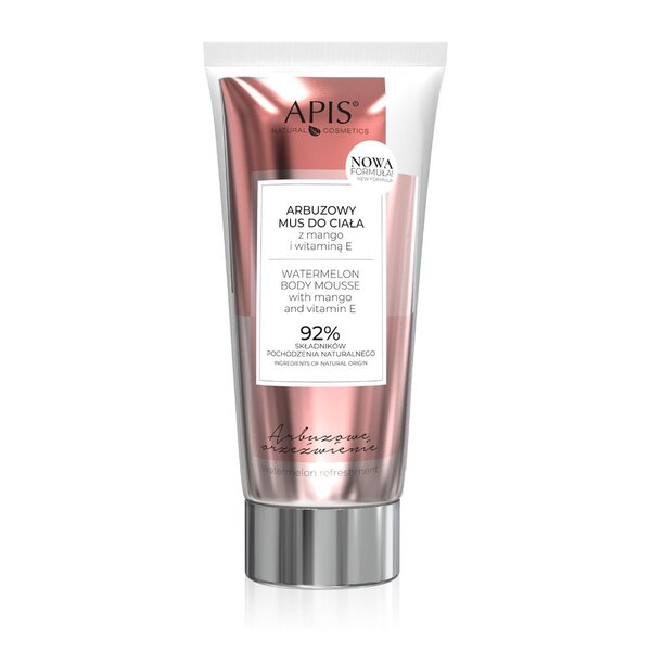 APIS Wassermelonen-Körpermousse mit Mango und Vitamin E 200 ml