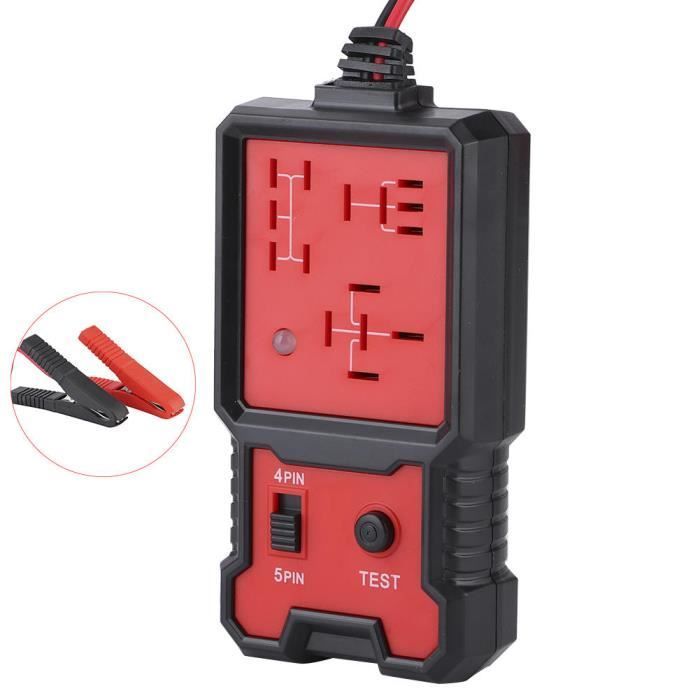 Tester per relè - FAFEICY - 12V - Portatile - Display a LED - 4/5 pin