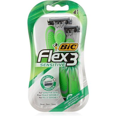Bic Flex 3 Sensitive engangsblader 4 enheter