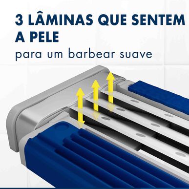 Gillette Lâminas de Barbear Descartáveis Blue 3 Smooth      5 un 5 un