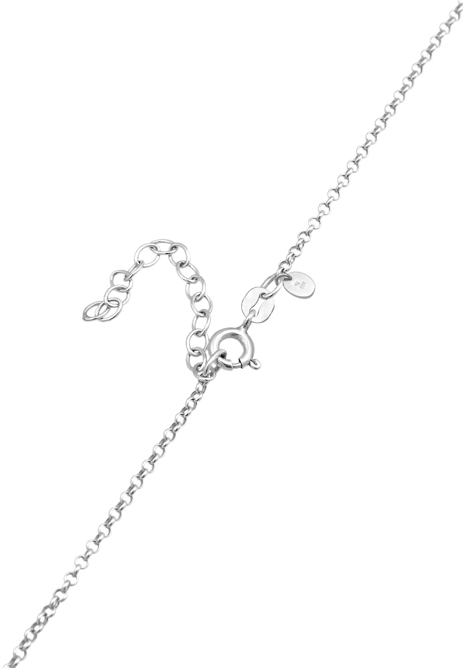Elli PREMIUM Elli PREMIUM Collier Femmes Choker élégant avec topaze en argent sterling 925