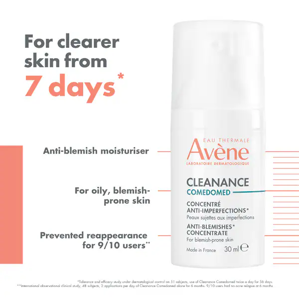 Avène Cleanance Composted Anti-onzuiverheden Hydraterende Crème 30ml