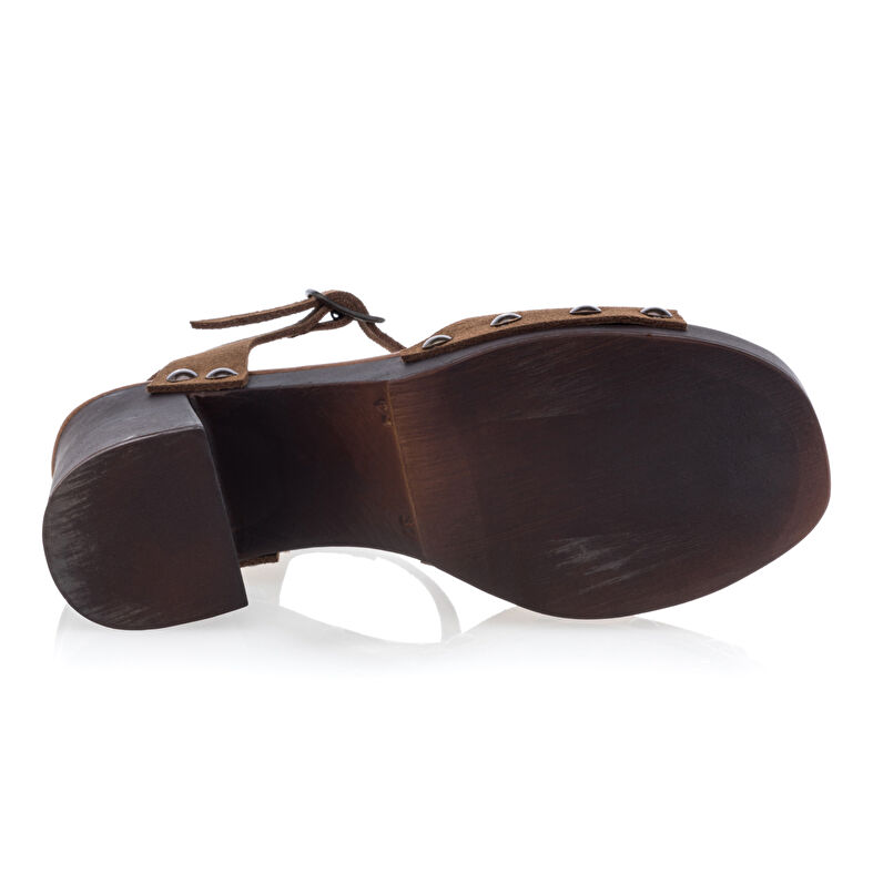 Women's Brown Mules/Clogs