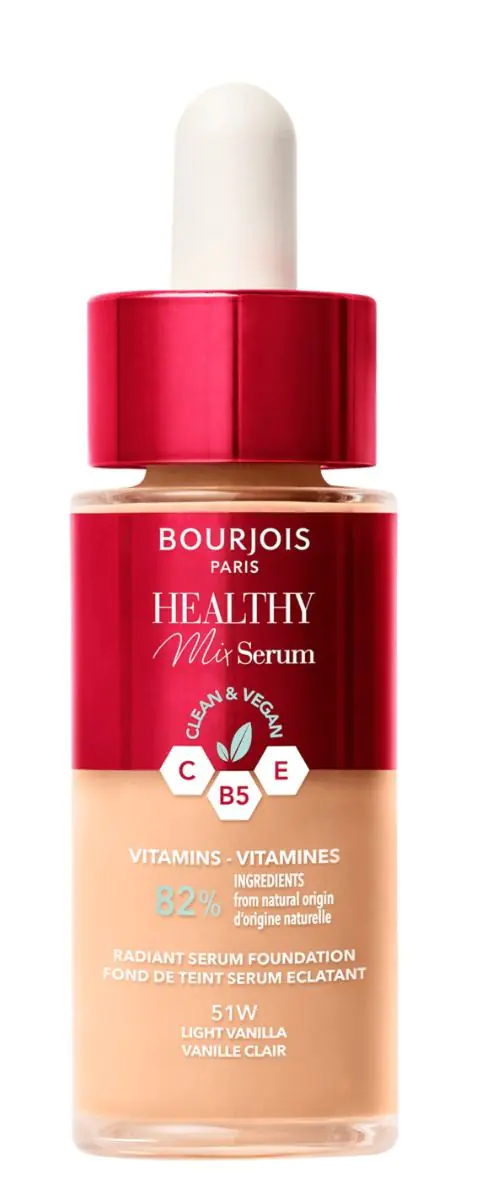 BOURJOIS Healthy Mix Serum Podkład do twarzy, 51 Light Vanilla