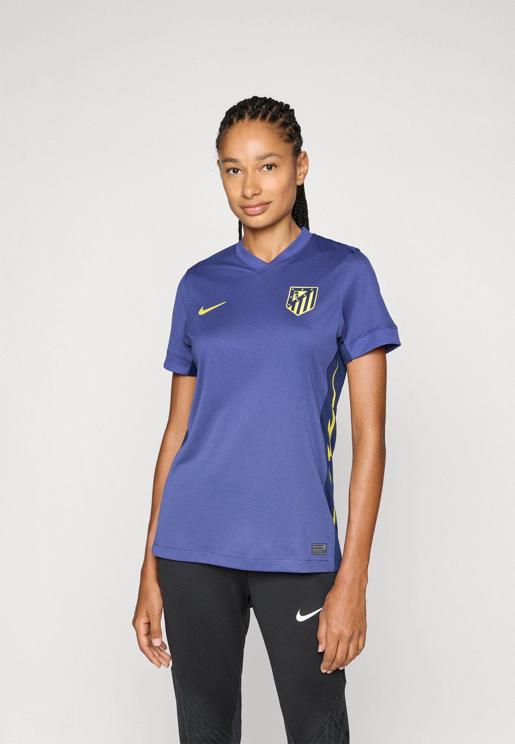 Nike Performance ATLÉTICO MADRID 2025/26 STADIUM AWAY - Clubkleding - binair blauw/donkerpaars stof/levendig geel